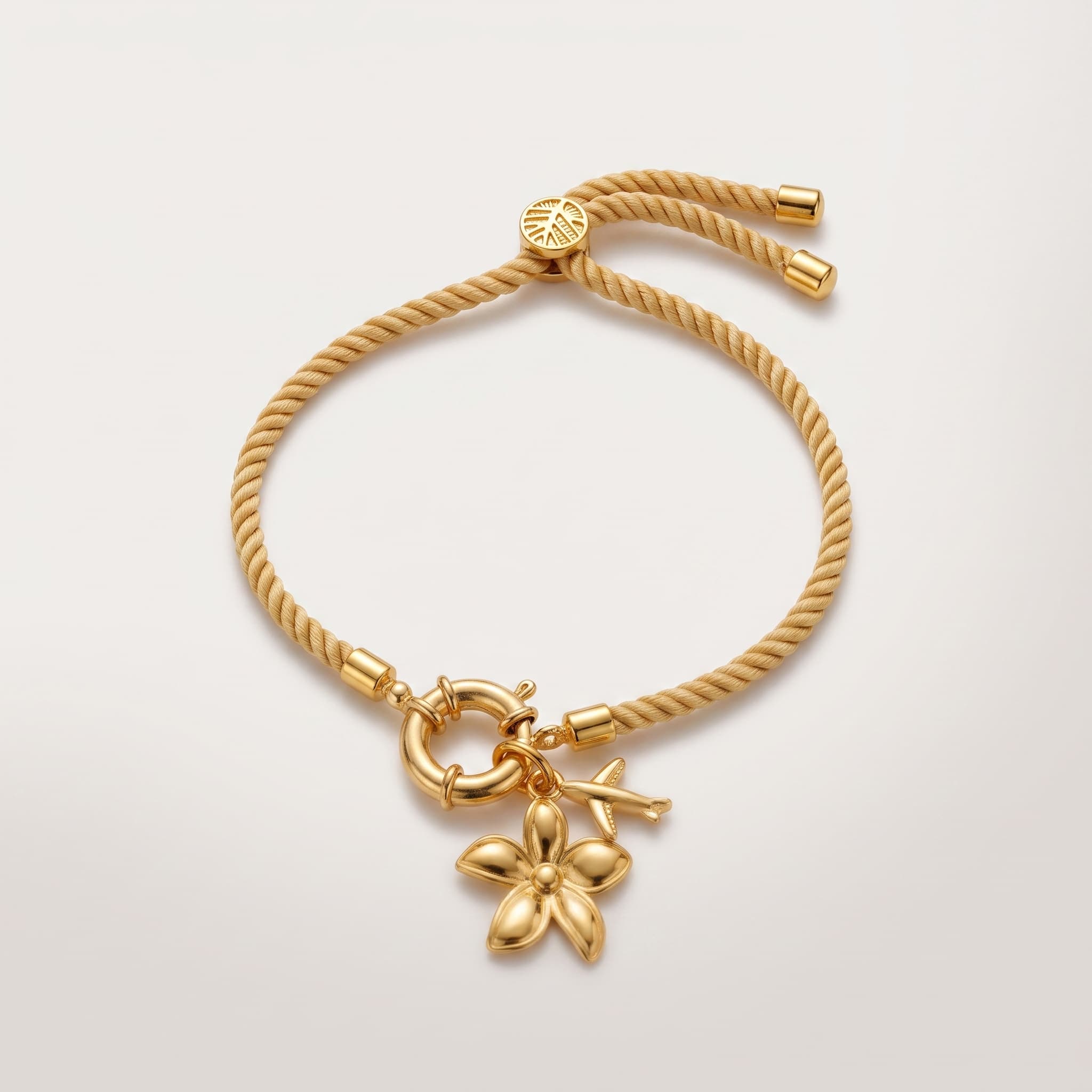 golden Custom Charm rope Rakhi