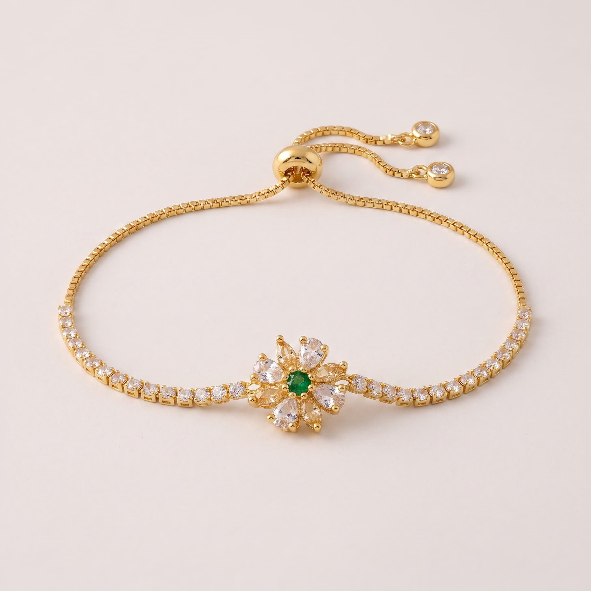 dainty flower tennis Rakhi