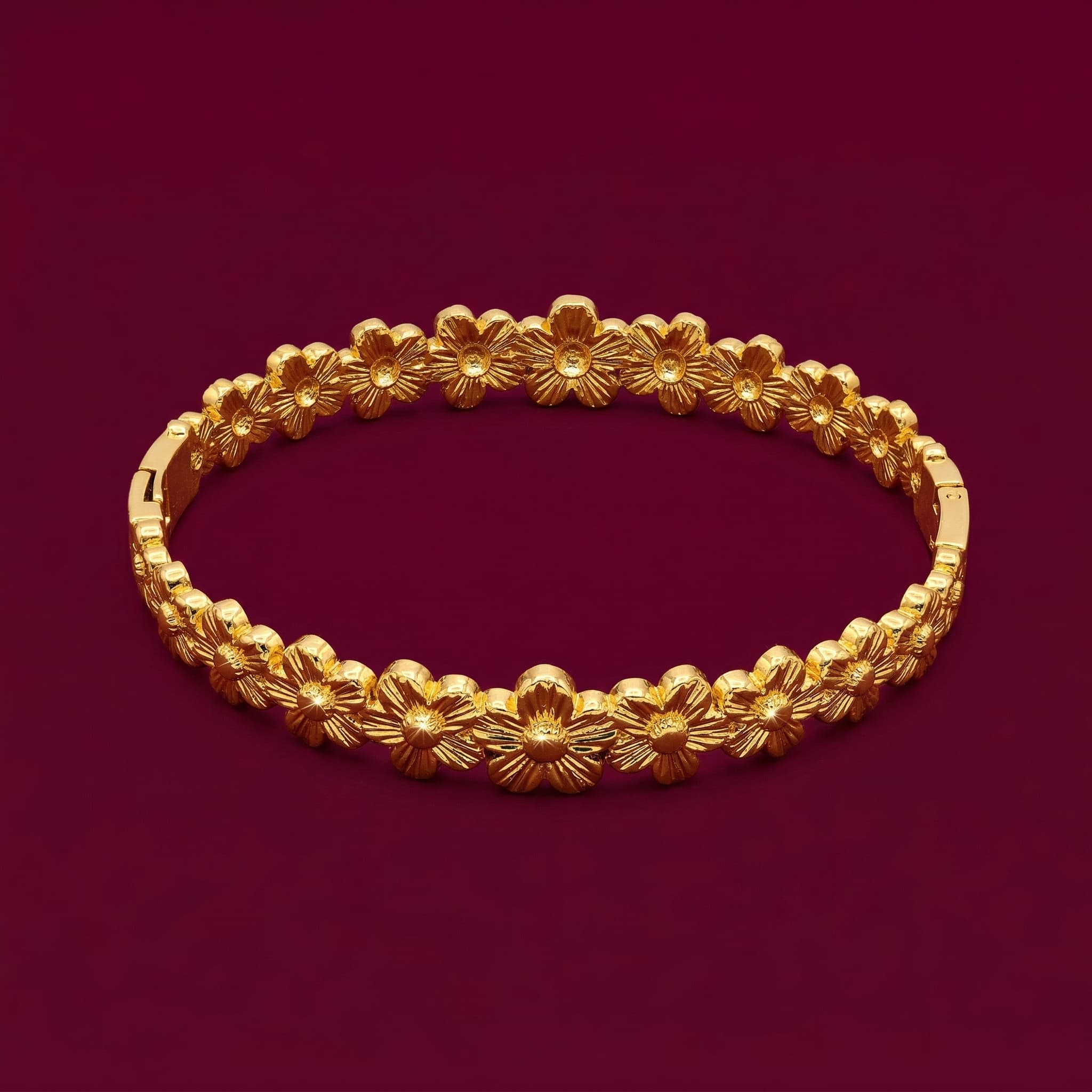 golden daisy bracelet