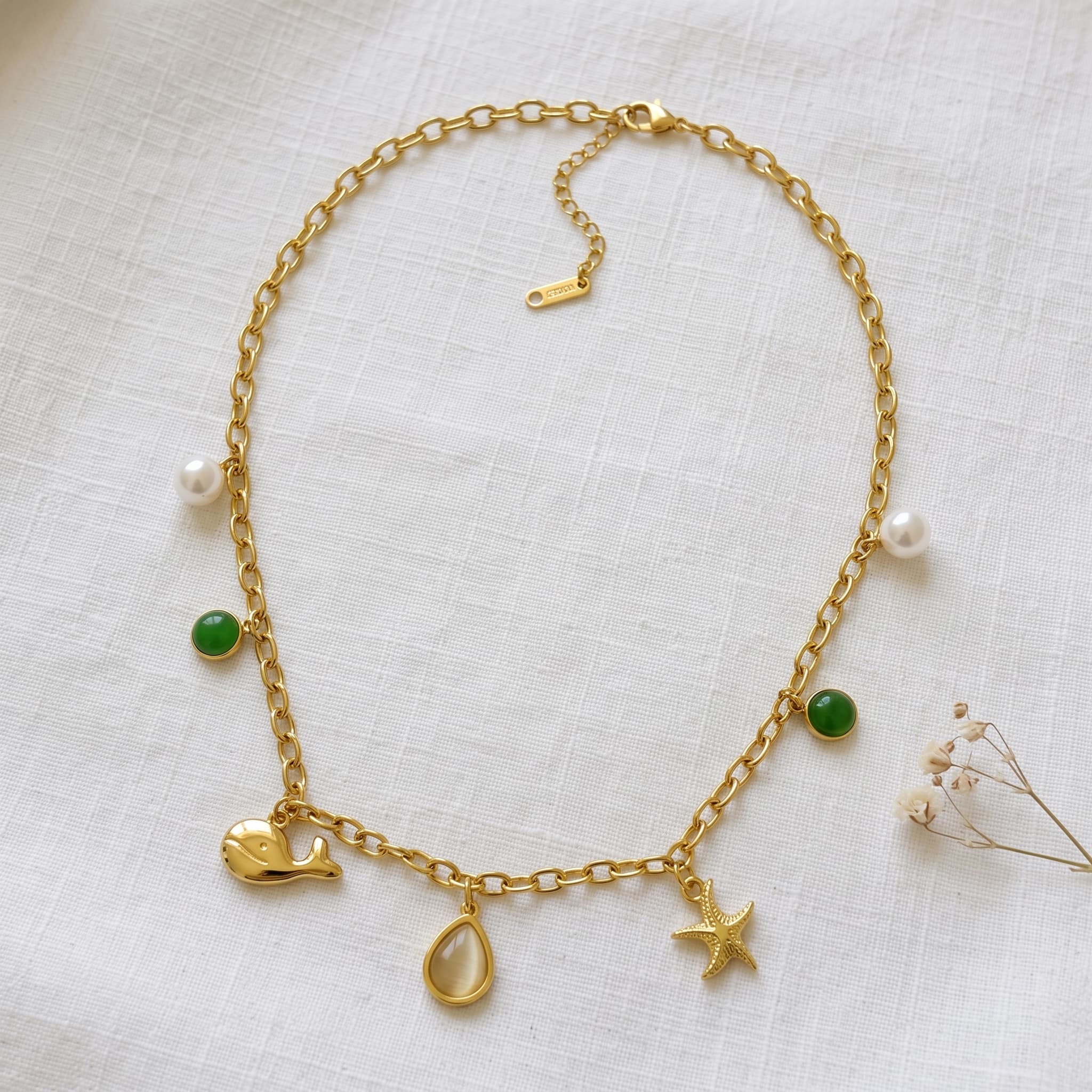 coastal charm gold chain