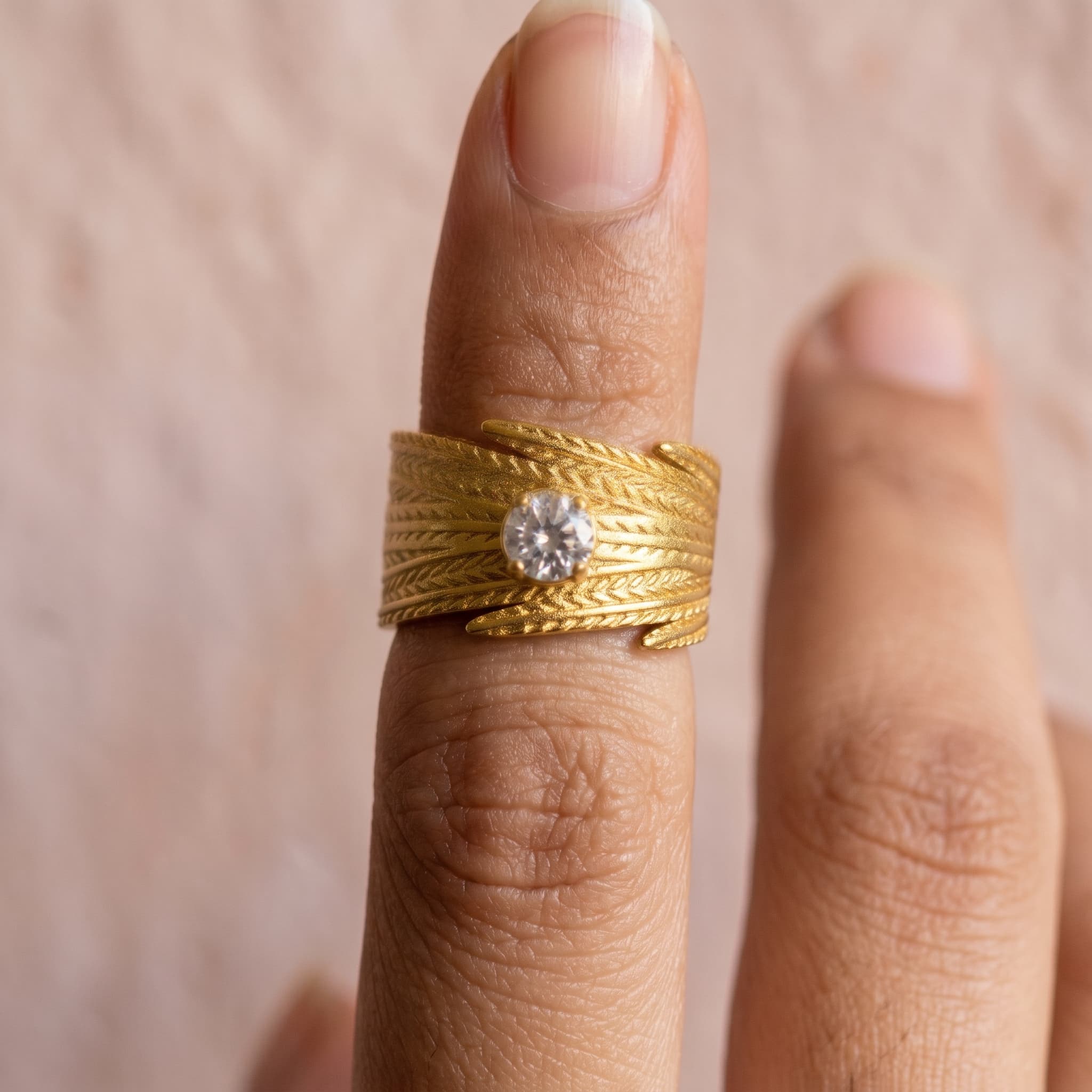 leaf texture crystal band